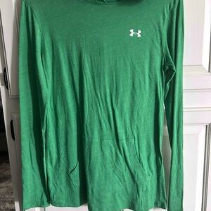 Under Armour Emerald Green Hoodie Heat Gear